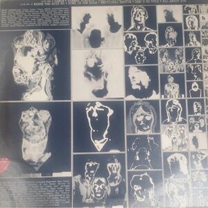The Rolling Stones Black and White Vinyl Cover